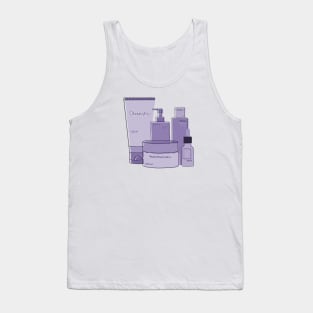 Skincare Essentials (Periwinkle Theme) Tank Top